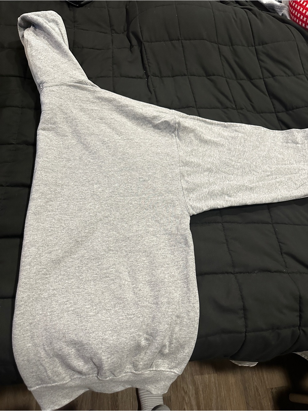 Harvard Gray Hooded Sweatshirt with Crimson Logo (NWT) - Picture 8 of 11